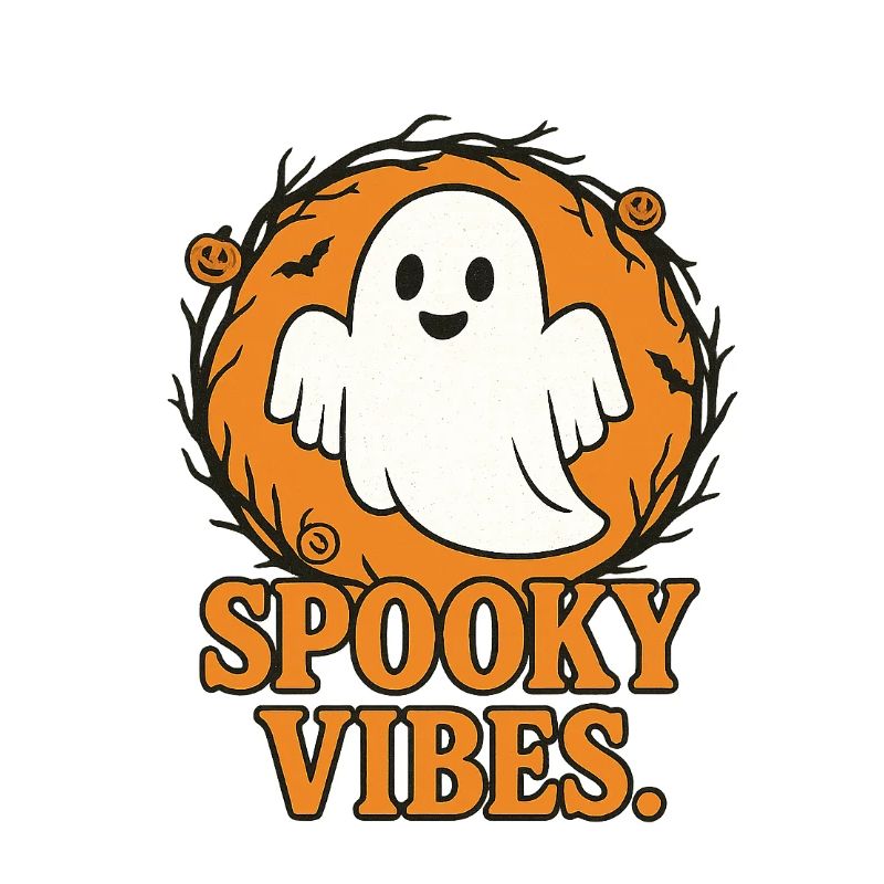 Spooky Vibes Halloween Ghost