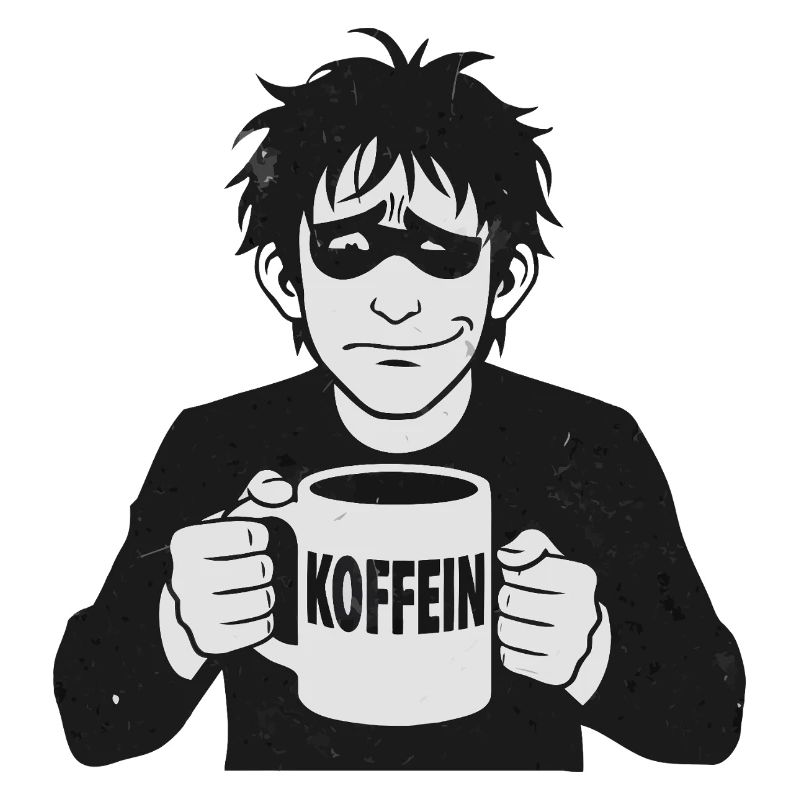 Koffeinheld: Kaffee-Liebe im Schwarzweiß