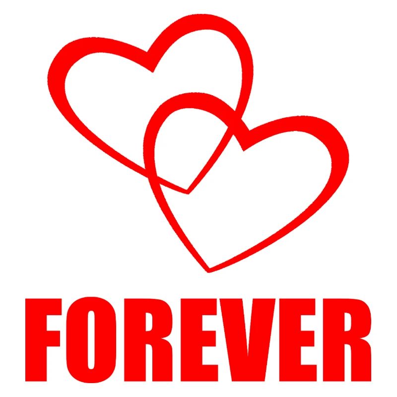 FOREVER – Conception de cœur pour couples et amour véritable