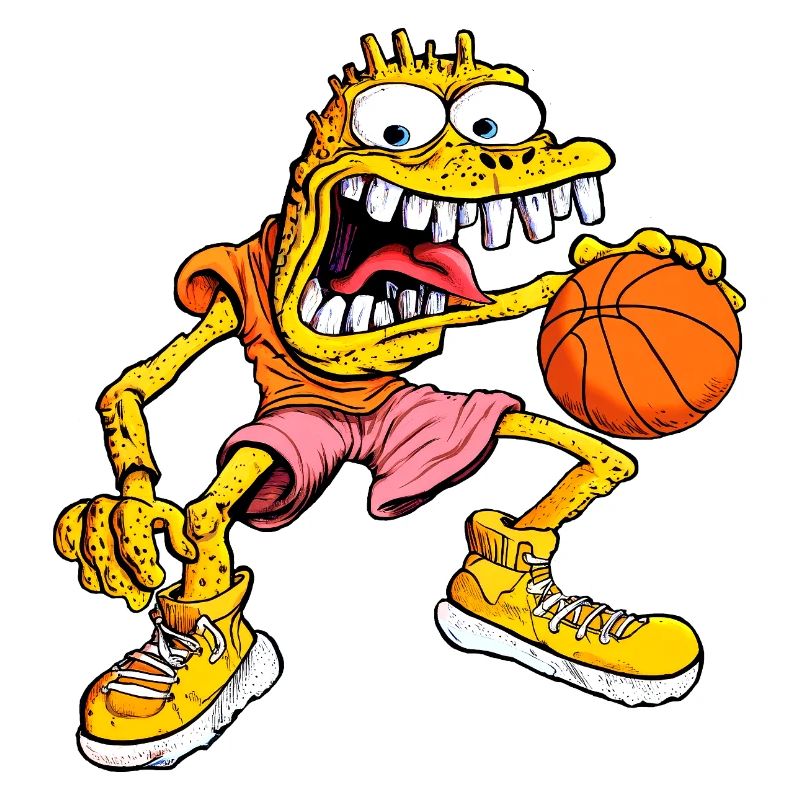 Basketball Monster Comic