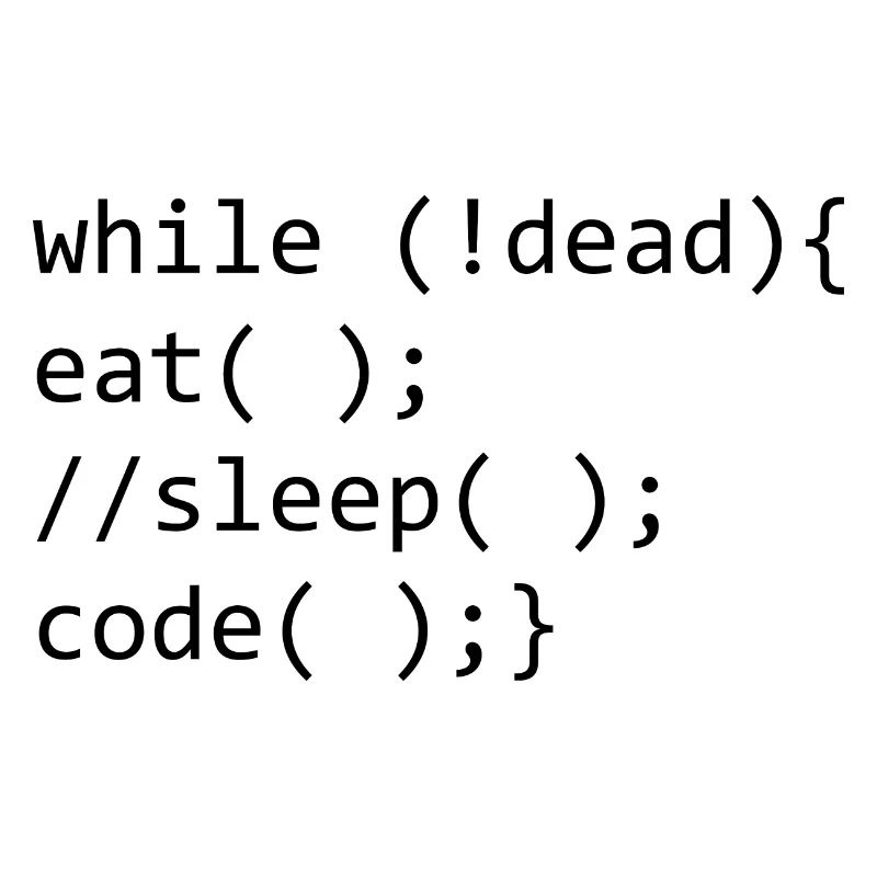 While Dead Eat Sleep Code 3