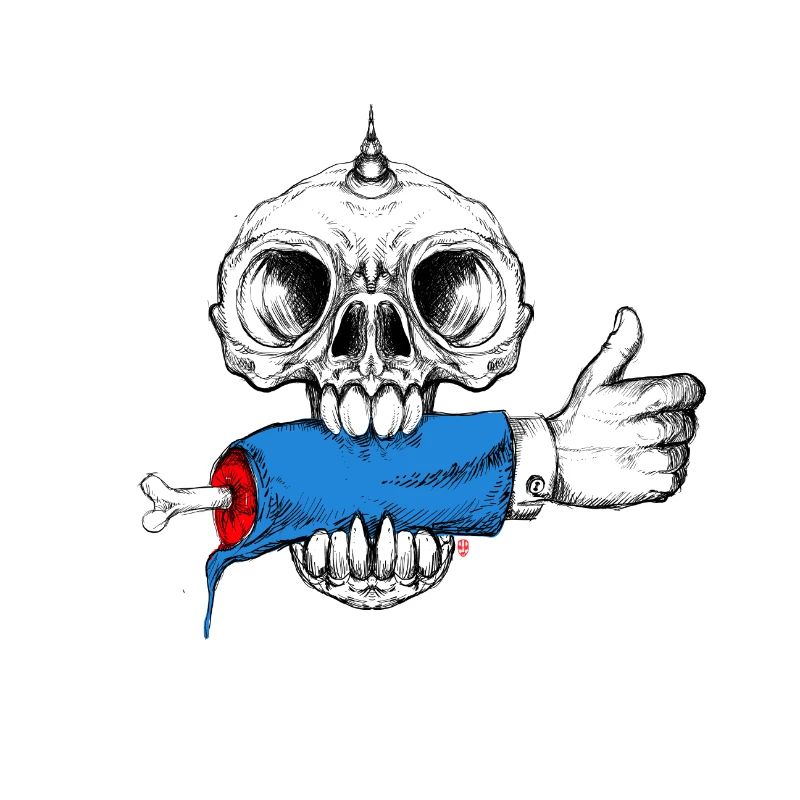 Schädel Like