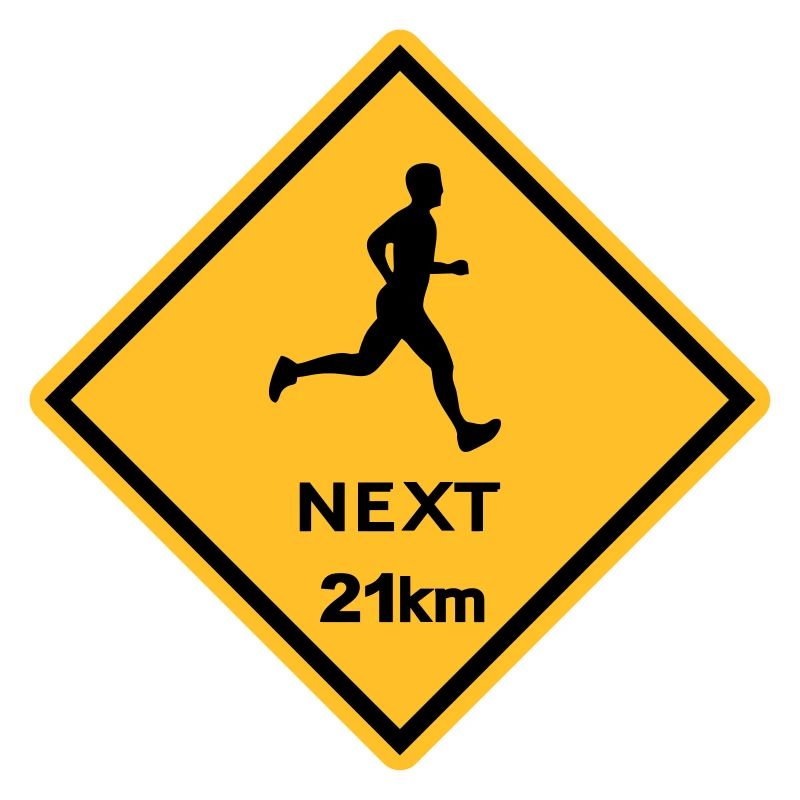 Running man 21km