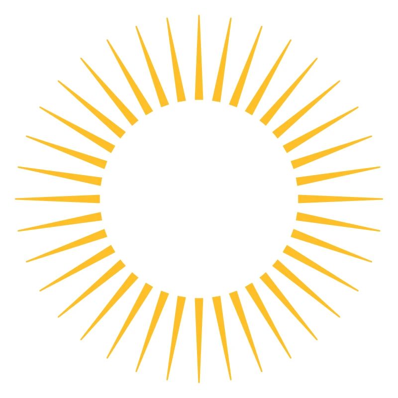 Rays,wreath, sun, your design, frame, text