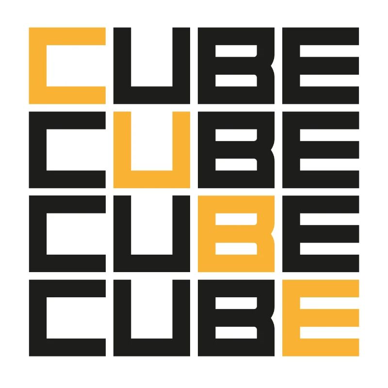 CUBE x 4. Cubing-Cube-Cuber-Speedcubing