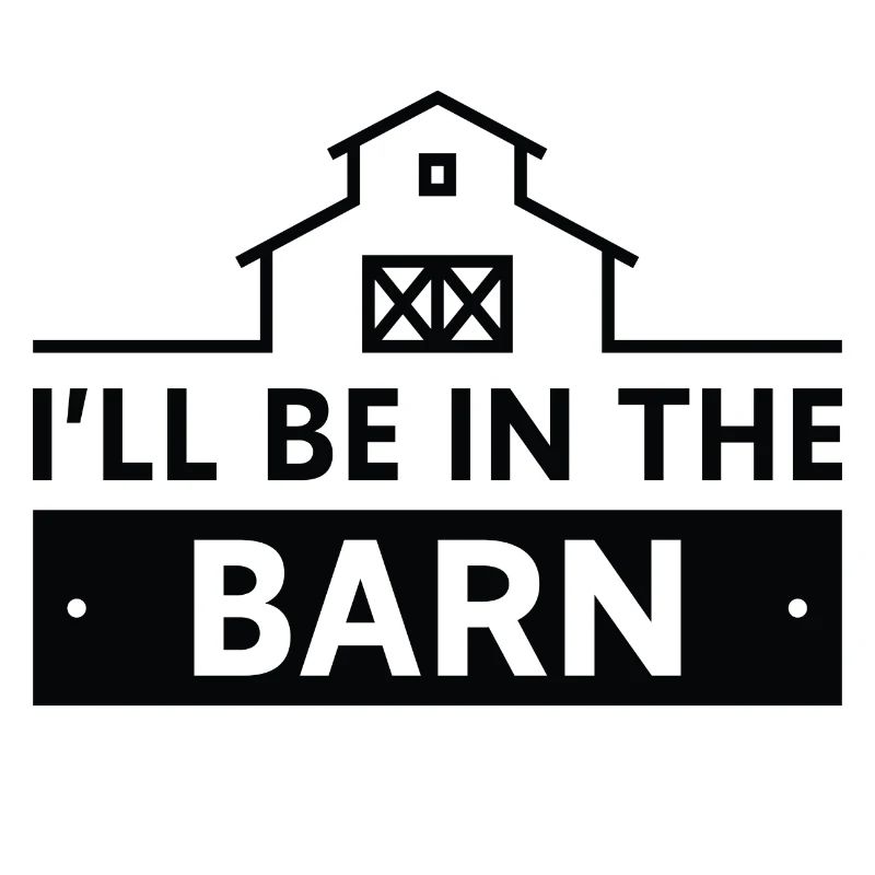 Ich werde in der Scheune sein