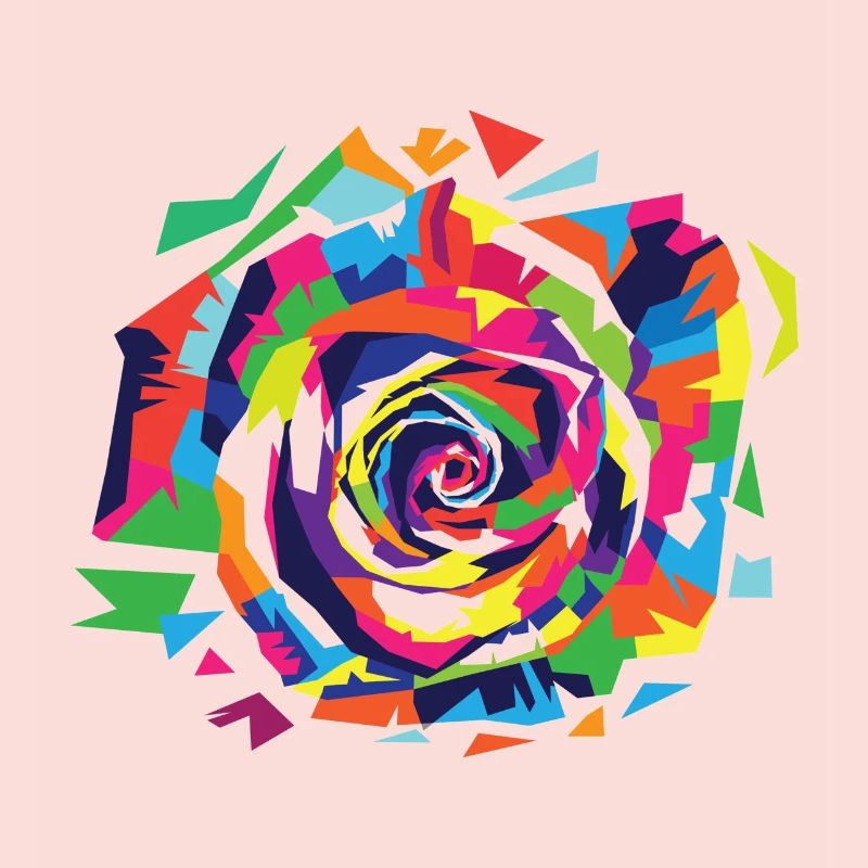 Abstrakte Blume