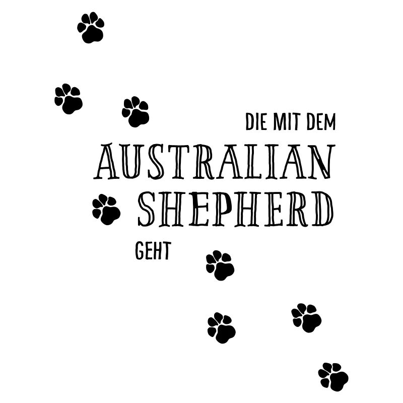 Die mit dem Australian Sheperd geht - Hundepfoten