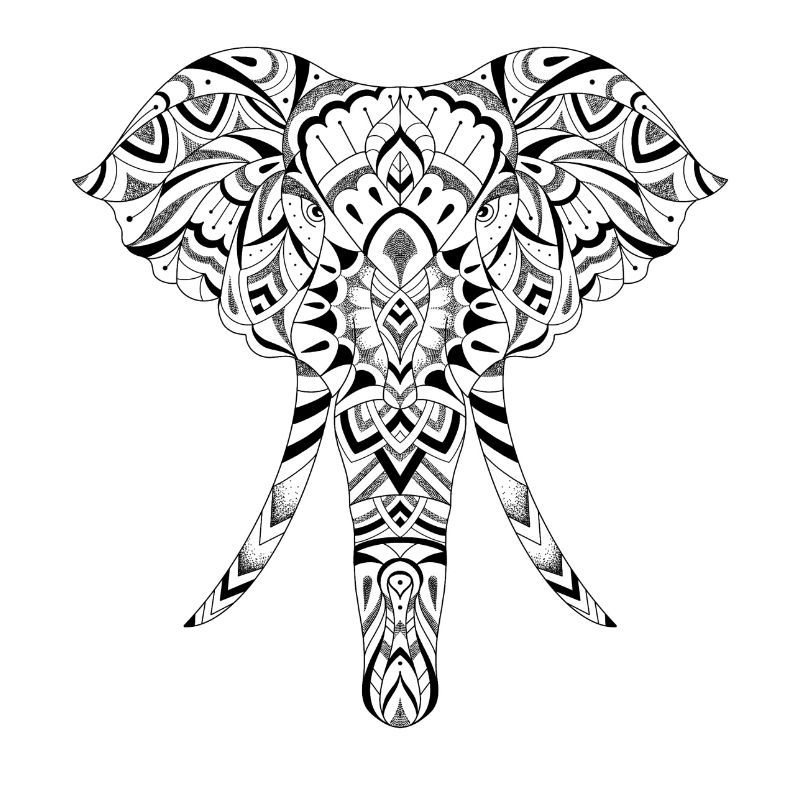 Éléphant graphique