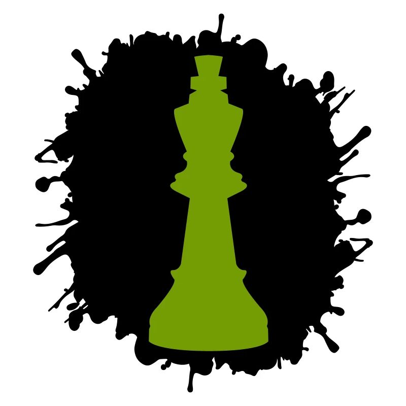 Roi des échecs éclaboussures
