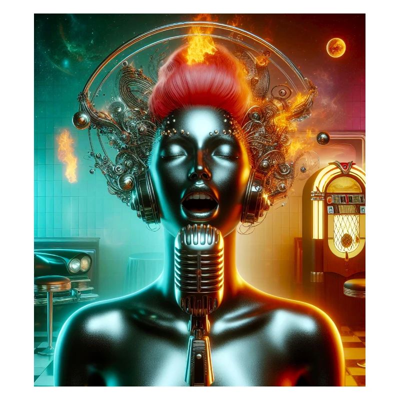 Chanteuse Juke-box