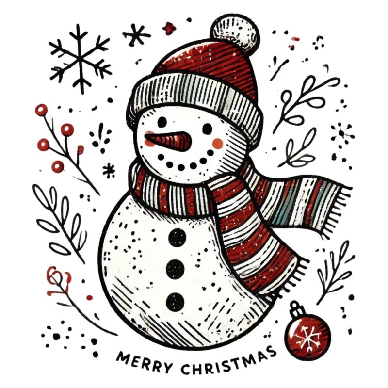 Sketchy Snowman