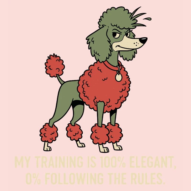 My training: 100% elegant, 0% follow rules