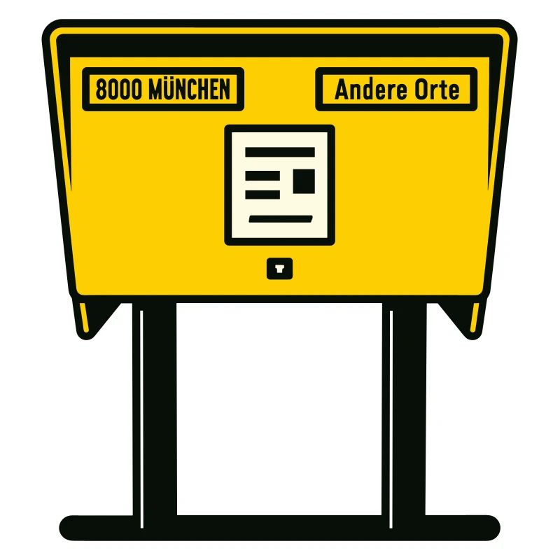 Munich Yellow Mailbox