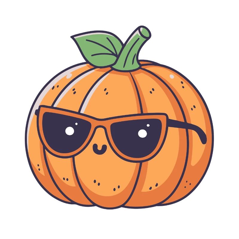 Pumpkin chic eyeglasses
