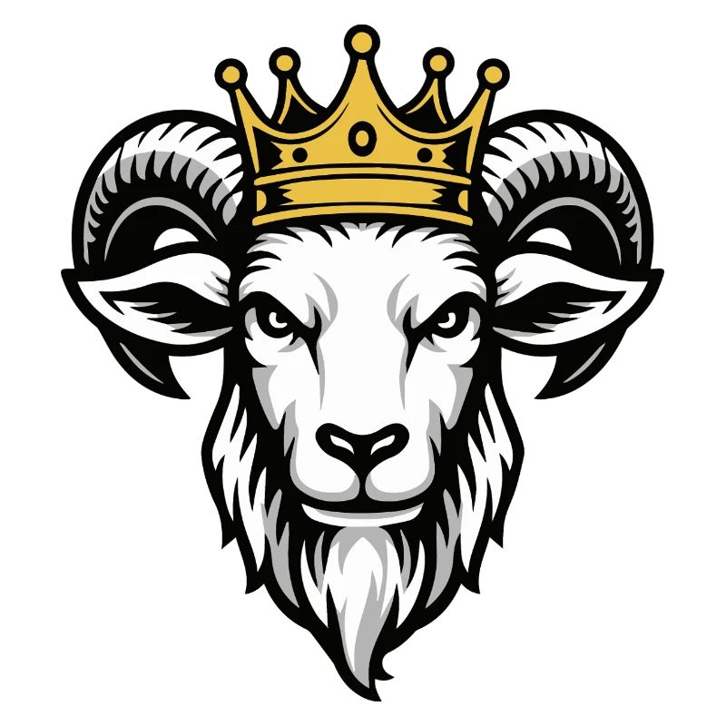 Graphique de couronne royale de chèvre