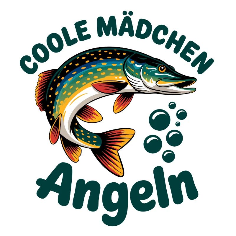 Coole Mädchen Angeln