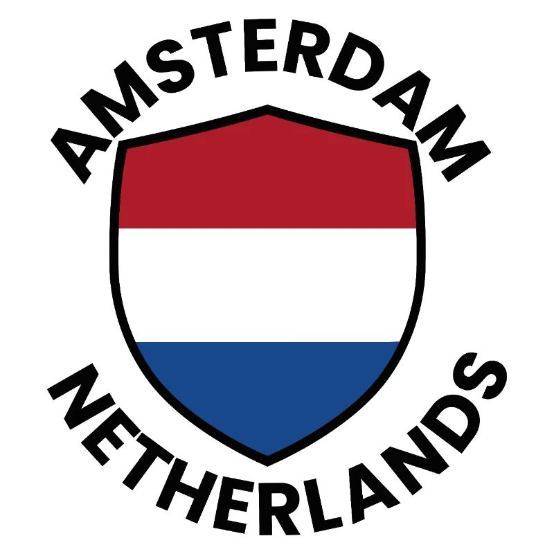 Amsterdam Shield Dutch Flag