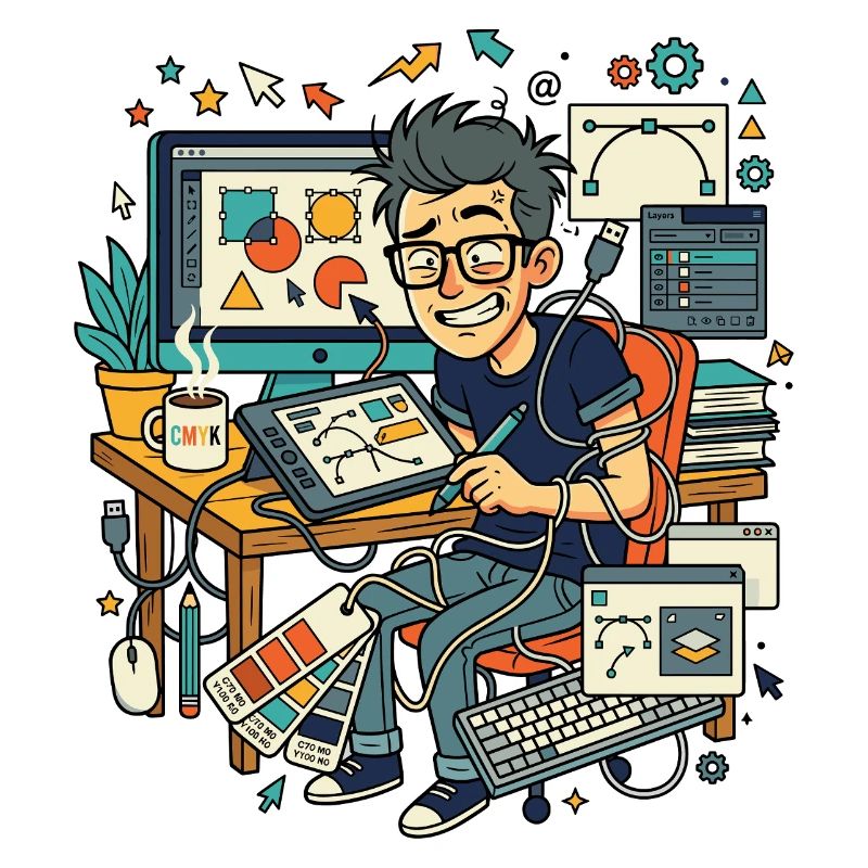 Graphic Designer Workflow Chaos
