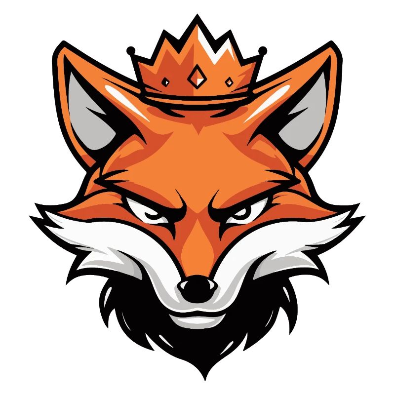 Fuchs Kopf Krone