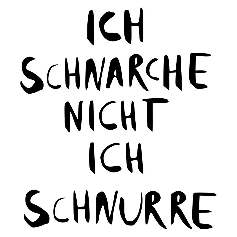 ich schnarche nicht