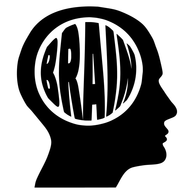 Brain in a head