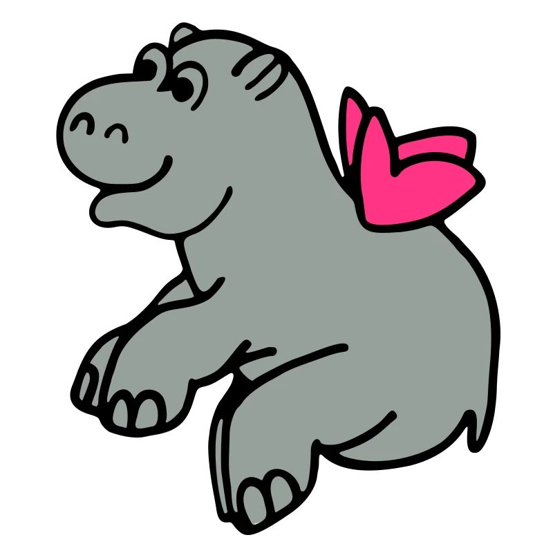 Fliegendes Nilpferd
