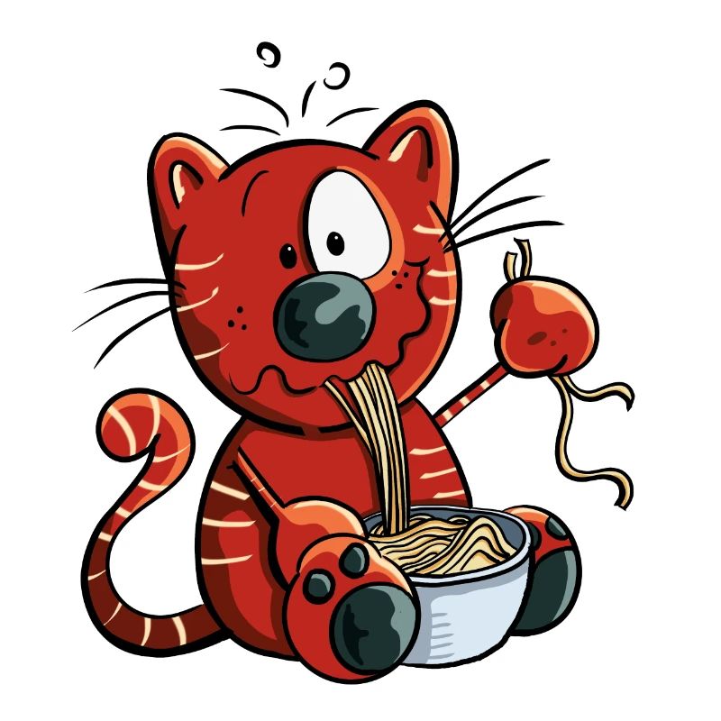 Mignon chat comique