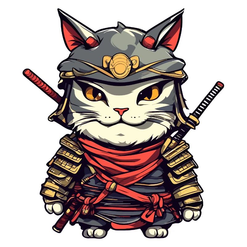 Chat samouraï #10