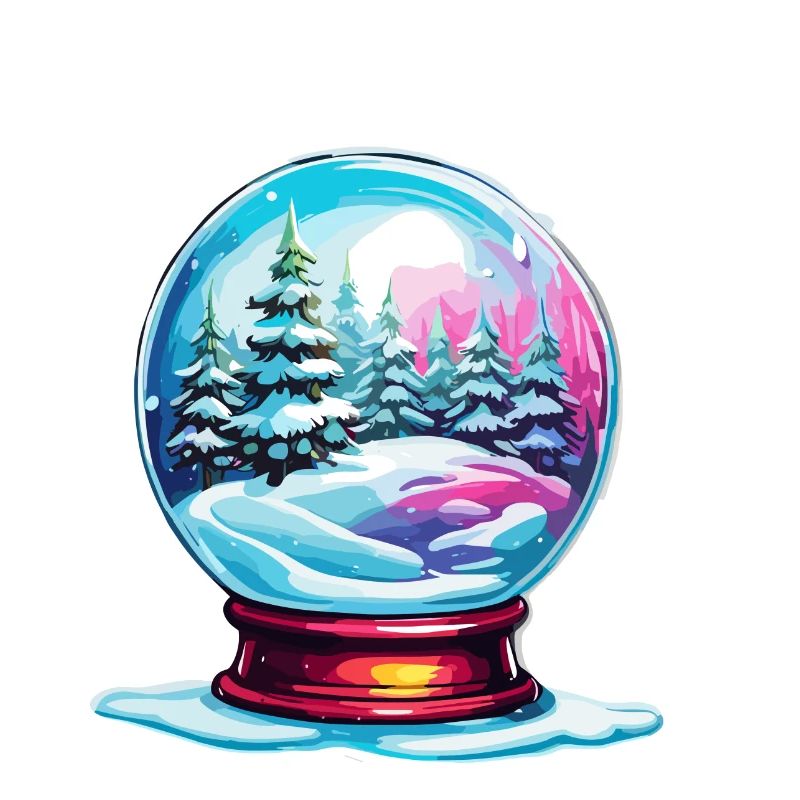 Snow Globe / Winter Magic / Snow / Souvenir
