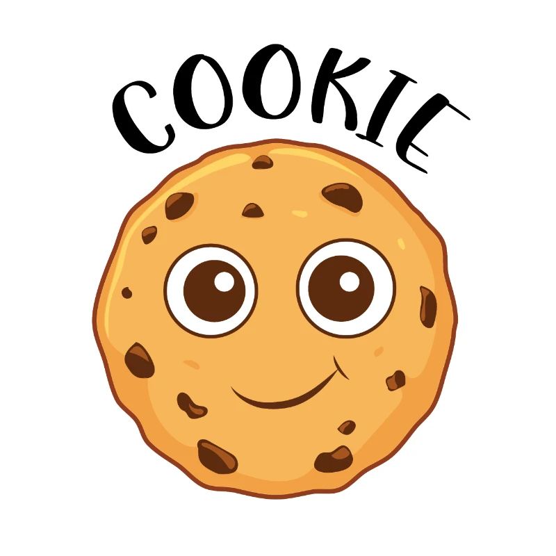 Joli biscuit aux pépites de chocolat