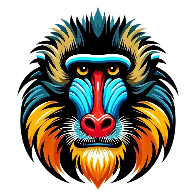 Singe mandrill