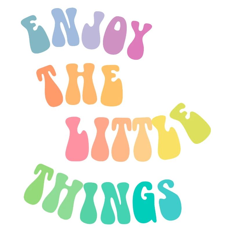 Enjoy the little things - Geschenkidee - Geschenk