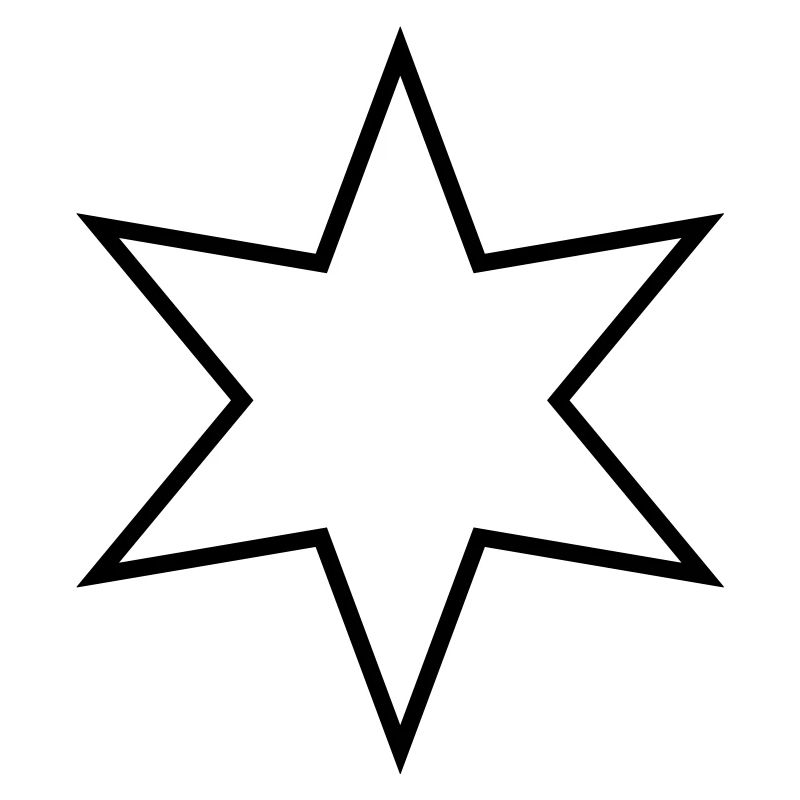 Six-pointed star - six-pointed star