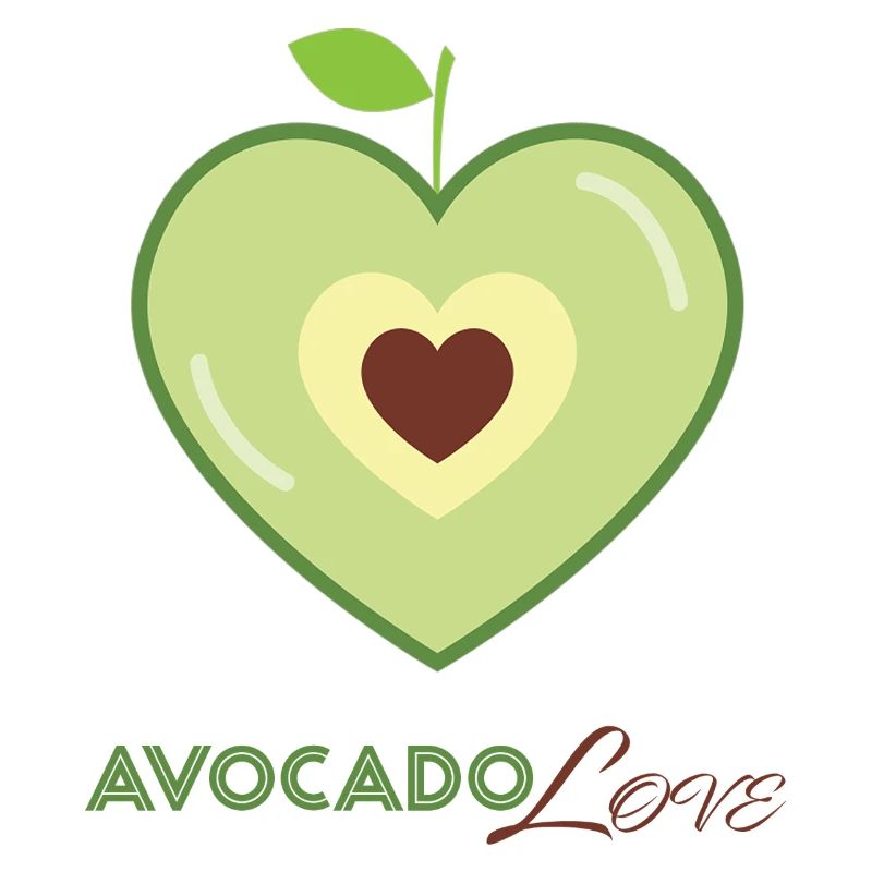 Avocado Herz Liebe