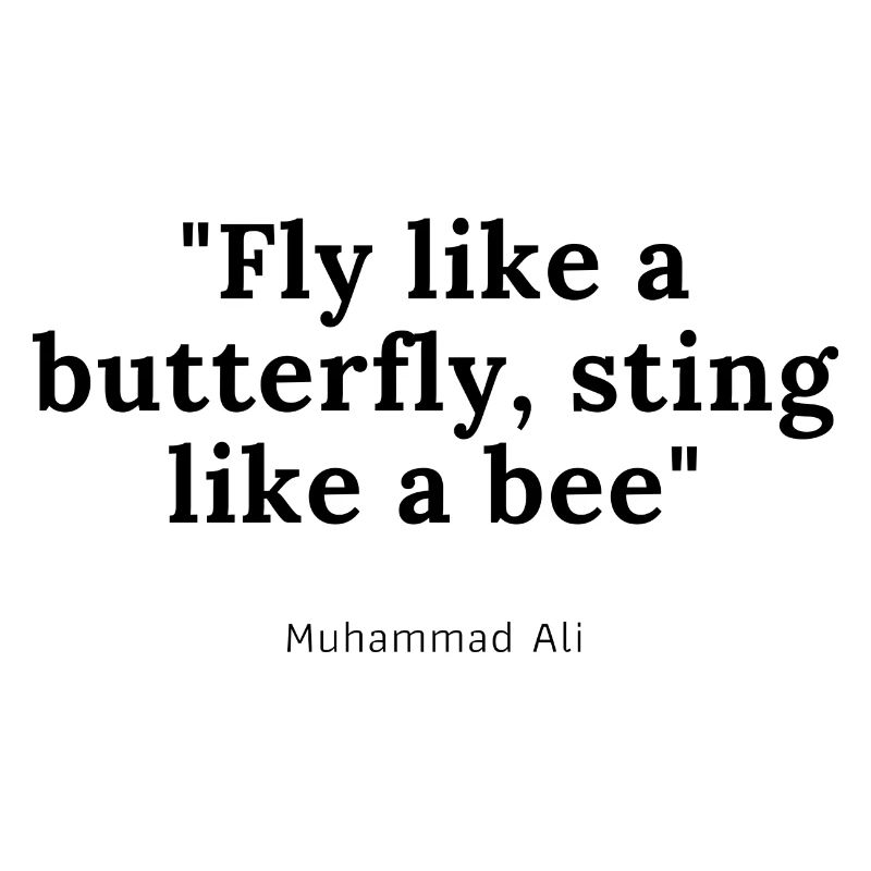 Muhammad Ali Quote Zitat Geschenkidee