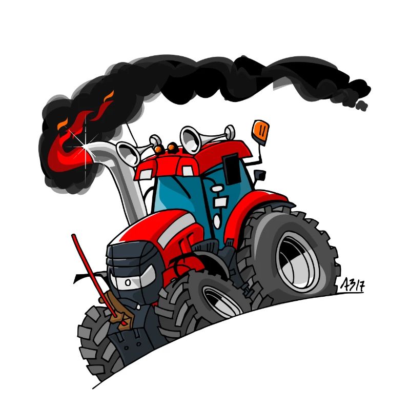 ROTER TRAKTOR
