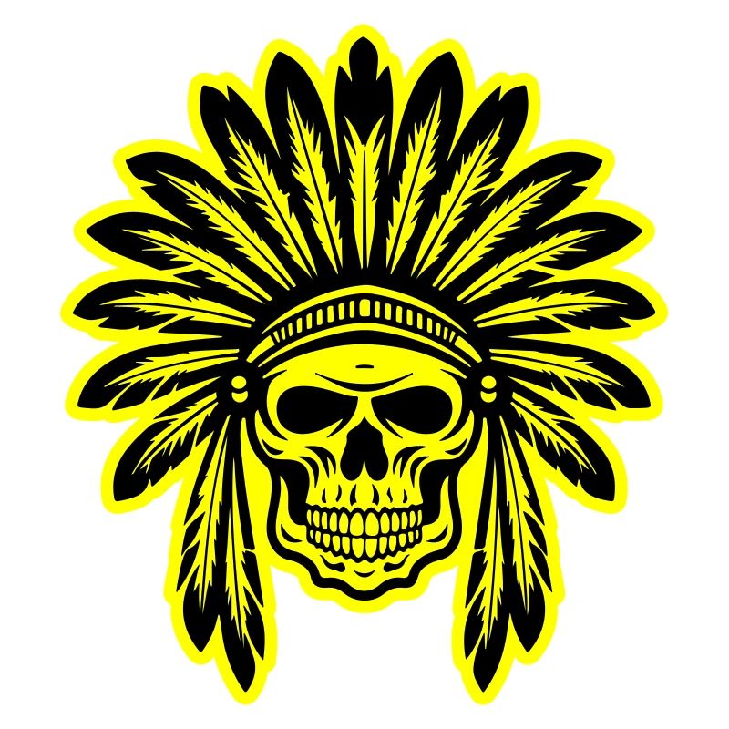 Crâne de chef indien apache