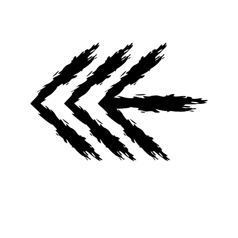 Left arrow black