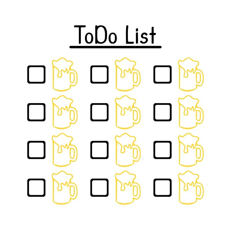 To Do Liste Bier