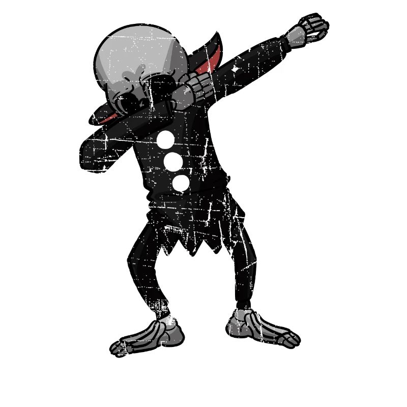 Dabbing skeleton