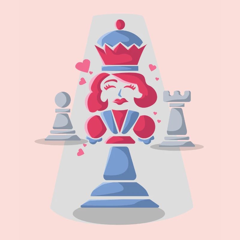 Chess Queen Dame Chess Player