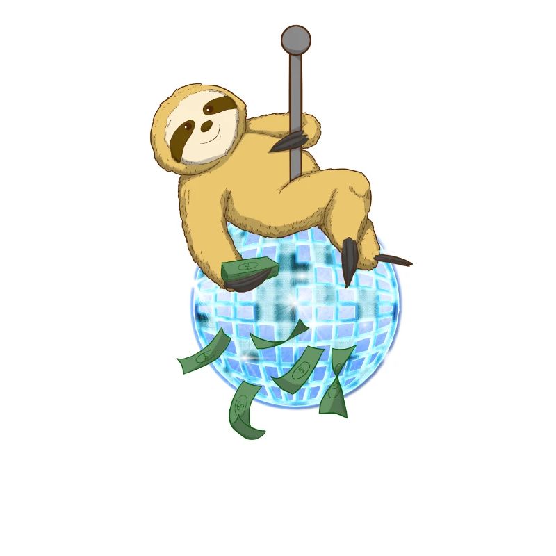 Sloth Disco Party Gift
