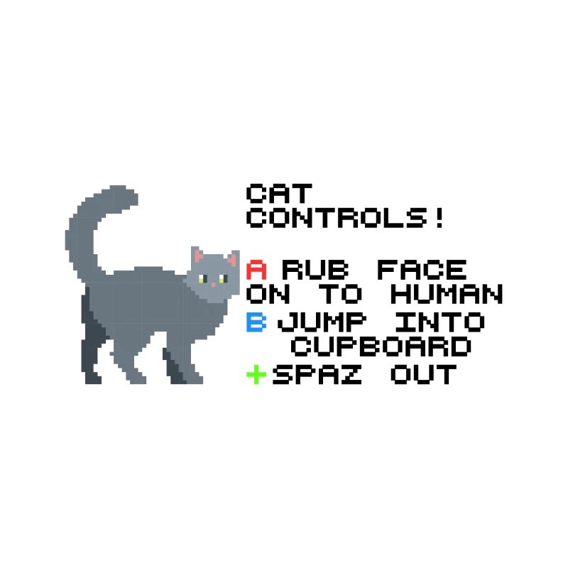 Cat Controls Pixel