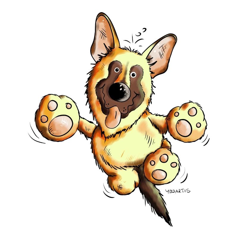 Funny German Shepherd