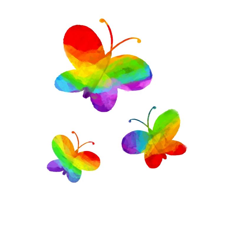 Papillon LGBT Gay Pride CSD Rainbow