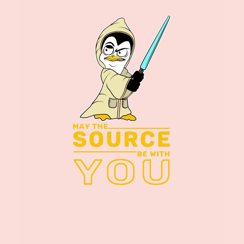 IT nerd Linux Linux penguin geek software engineer