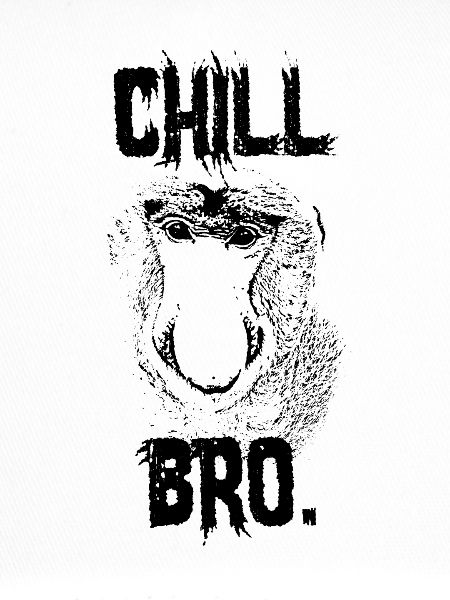 Chill Bro Proboscis Monkey Gift