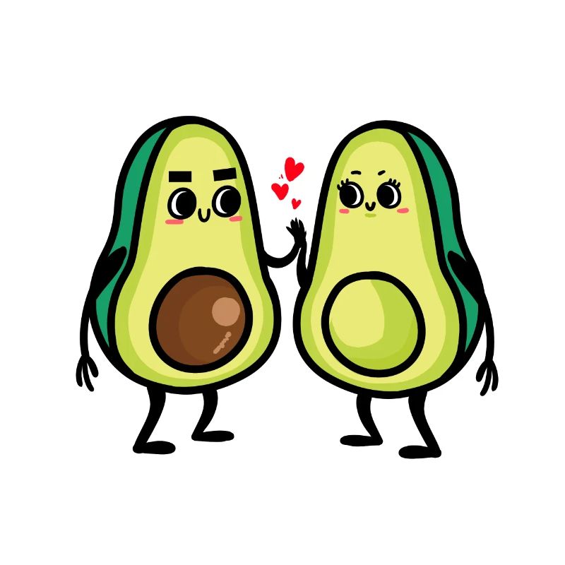 avocado päärchen niedlich date