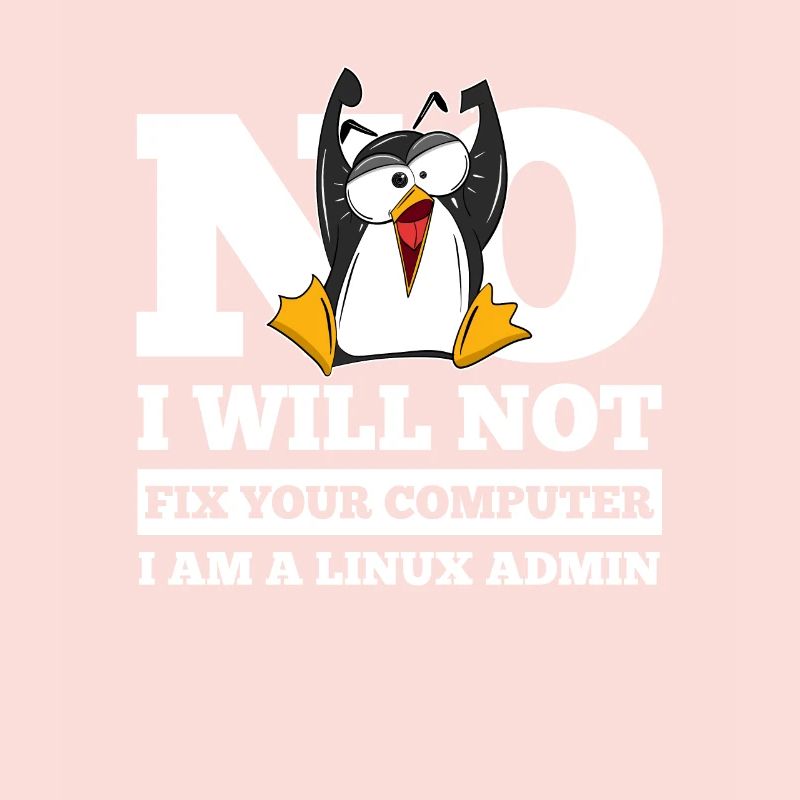 Correction de l'ordinateur Linux SysAdmin Hacker Coder Penguin